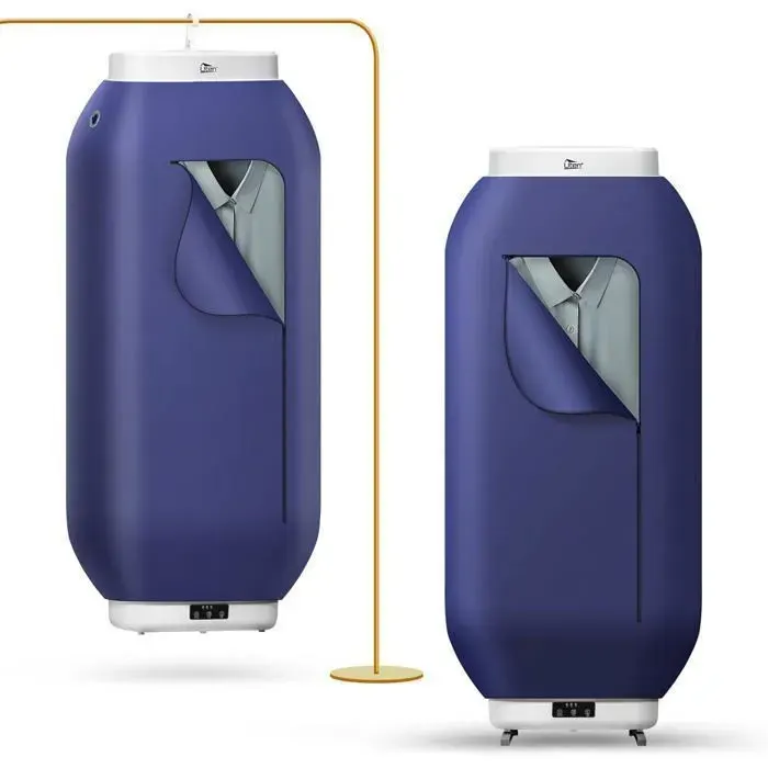 UTEN 600W Mini Sèche-linge PortableSéchoir étendoir à Linge électrique Pliable avec MinuterieDouble UsagePoser ou à Suspendre