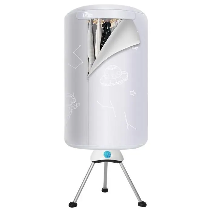 UTEN Sèche-Linge Électrique Portable 1000W Séchoir à Linge avec Minuterie Réglable Séchage Rapide Gain de Place