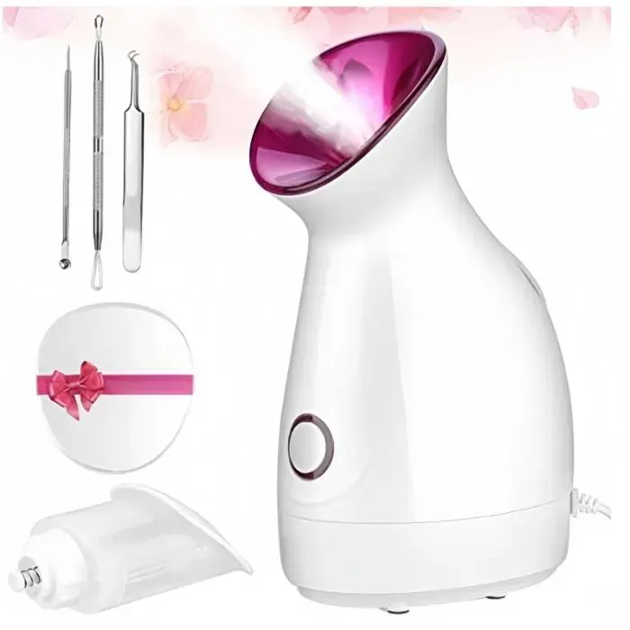 Vapeur Visage Vaporisateur Sauna Spa Facial Chaude Nano Ionique Visage Steamer Humidificateur Appareil Outils Nettoyage Comedon