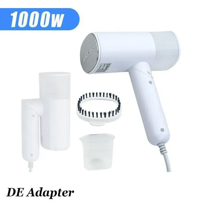 Vaporeur de vêtements portatif fer à vapeur de vêtements de voyage éliminateur de rides rapide 1000W pour la maison et les voyages