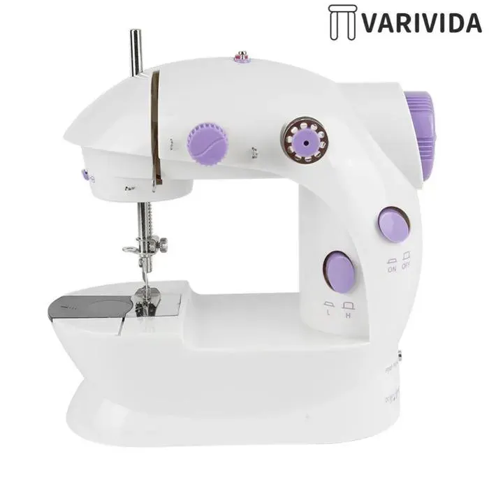 VARIVIDA MACHINE A COUDRE Machine à Coudre éclairéstyle 202 (blanc)