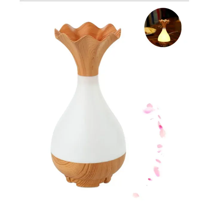 Vase forme de ménage machine mute humidifier aromathérapie - FAMICAM - usb voiture purificateur dair — coloris Noir