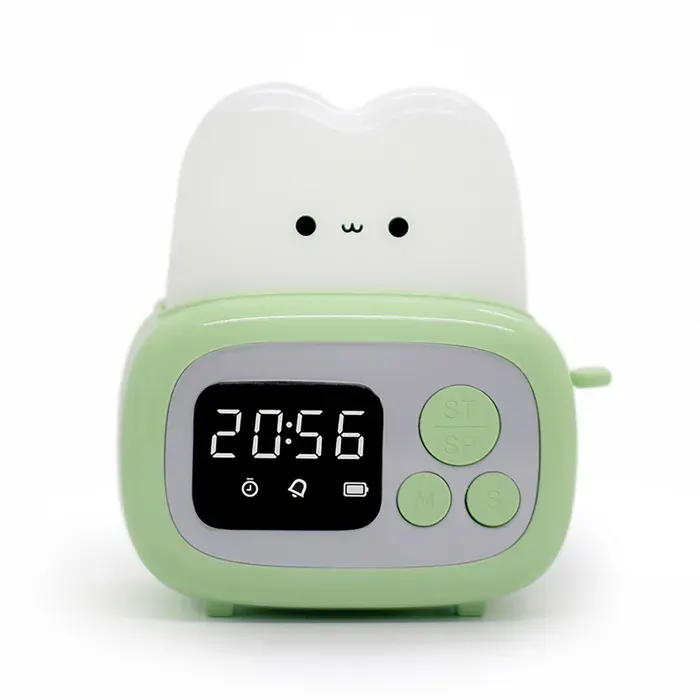 Veilleuse - Lampe Toast - Grille-pain - Luminosité réglable - Vert - 3W