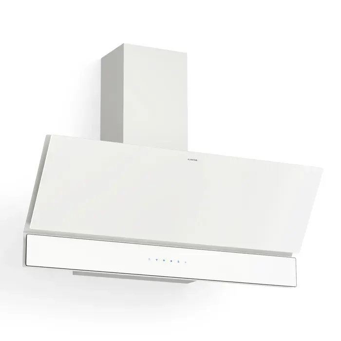 Velaire 90cm 818m³/h Hotte Décorative Blanc