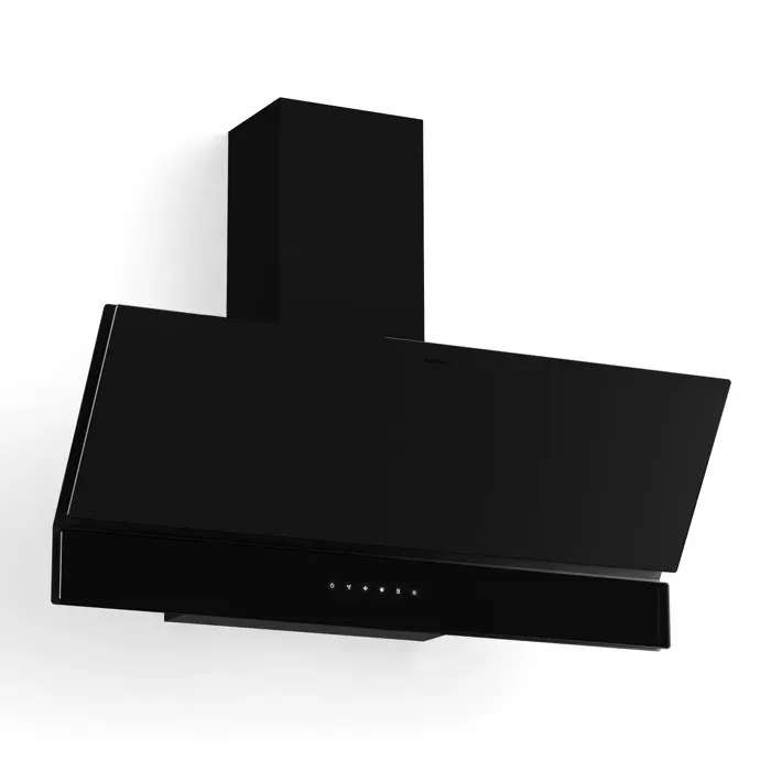 Velaire 90cm 818m³/h Hotte Décorative Noir