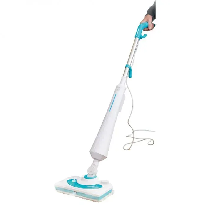VENTEO Balai Vapeur Nettoyeur Vapeur pour Sols Durs Balai Serpillère Vapeur avec Serpillière Microfibre