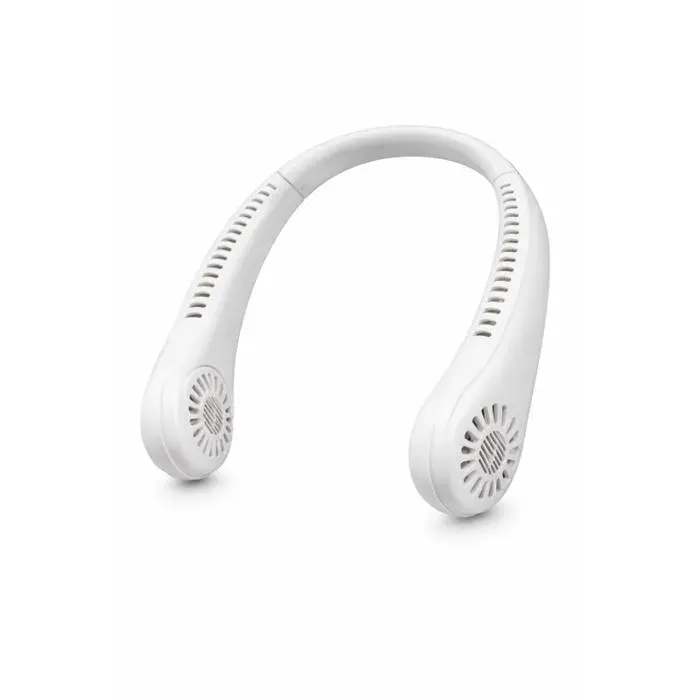 VENTEO Ventilateur Tour De Cou Portable Rechargeable Flux Dair 360° 3 Vitesses Silencieuses Rafraîchissement Léger