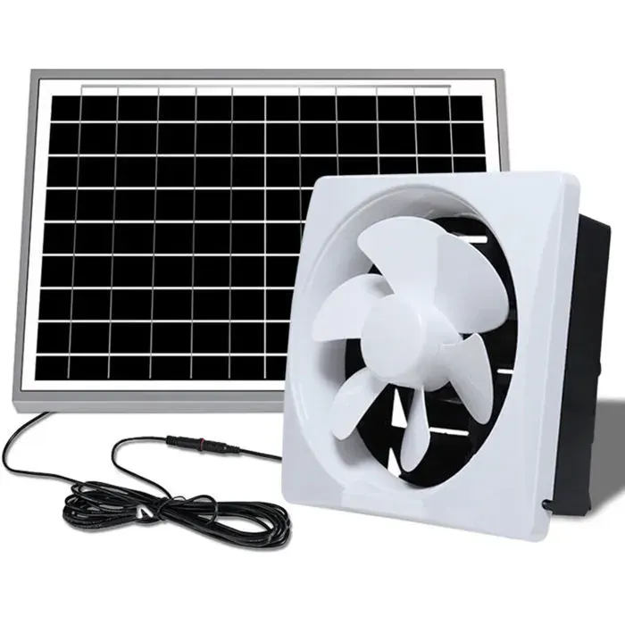 Ventilateur 12V pour la maison la cuisine et la salle de bains ventilateur déchappement solaire (6 )
