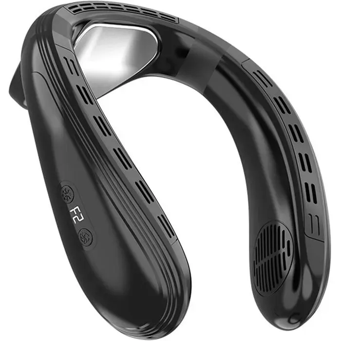 Ventilateur 3 vitesses réglables refroidissement rapide conception ergonomique portable noir