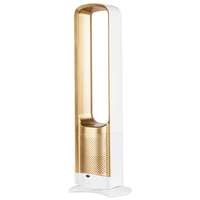 Ventilateur 32 pouces refroidissement rapide ions négatifs silencieux oscillation à 180° minuterie 235 x 70 cm doré