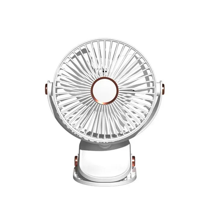 Ventilateur à Clip avec Fonction Lampe de Nuit et Batterie Haute Capacité