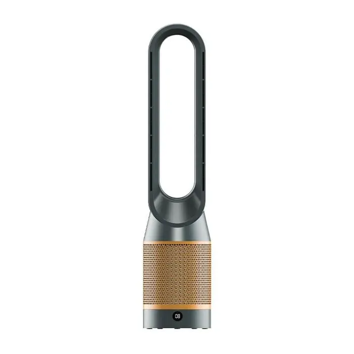 Ventilateur air chaud et froid 3 vitesses oscillation à 90° minuterie télécommande utilisable toute lannée portable gris