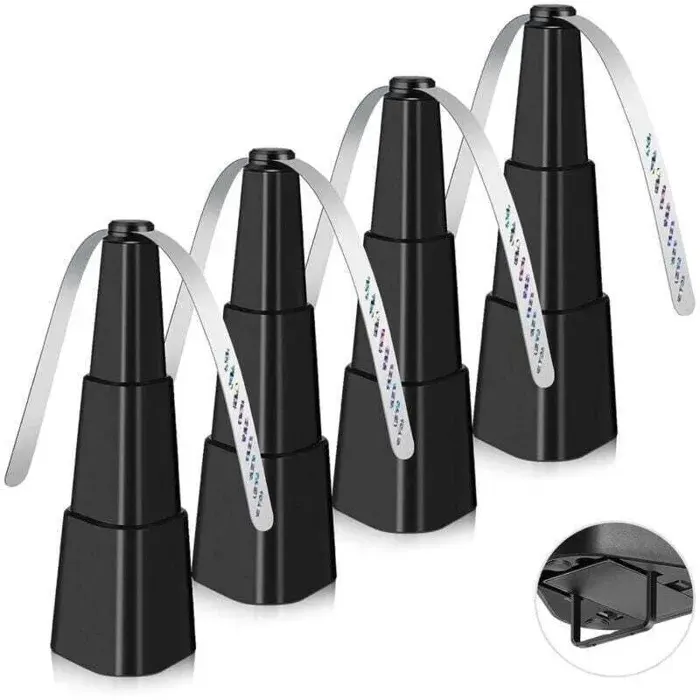 Ventilateur anti-mouches de table AIMOONSA – pliable silencieux sans produit chimique 2×AA (noir)