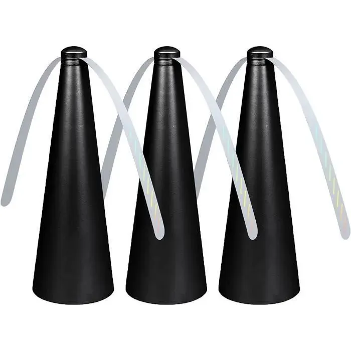 Ventilateur Anti-Mouches - HANDEIU - Lot de 3 - Électrique - Portable - Silencieux