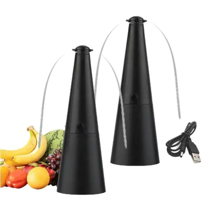 Ventilateur anti-mouches HAWUJ — 2 vitesses Noir Modèle de table — Adapté aux tables de repas