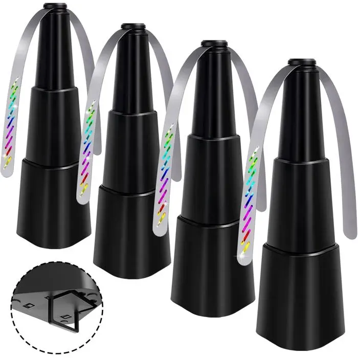 Ventilateur Anti-Mouches Table 4pcs - Portable Piles Intérieur Extérieur Repas Picnic Maison