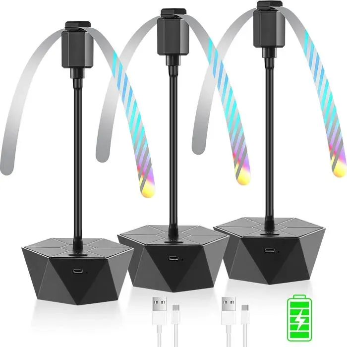 Ventilateur anti-moustiques - Belle commode - Lot de 2 pièces - Rechargeable USB-C - Autonomie 15 heures