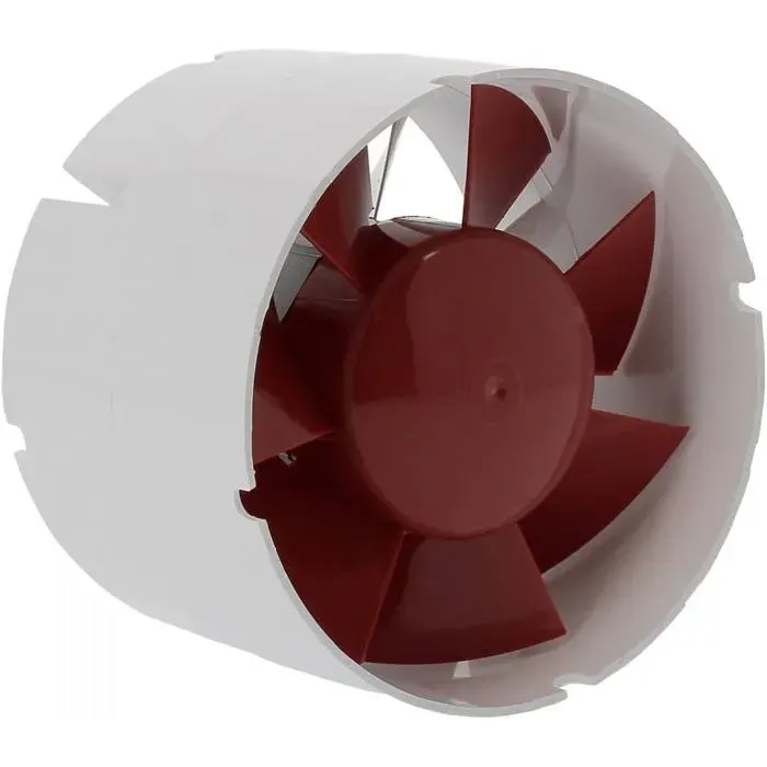 Ventilateur Axial 125mm - Débit 190m³/h - Montage Conduit - Bureau Salle De Bain MIROIR ELECTRIQUE