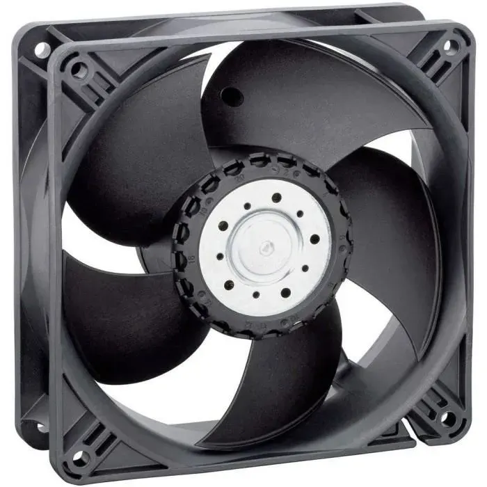 Ventilateur axial - EBM PAPST - 4412 H - 240 m³/h - 12 V-DC - 64 dB — coloris Noire