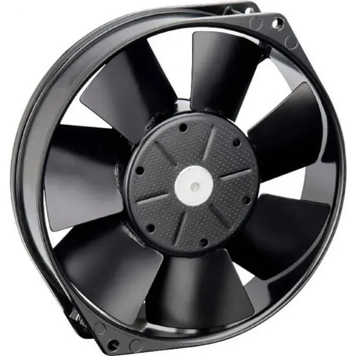 Ventilateur axial - EBM Papst - 7114 N - 24 V-DC - 308 m³/h - 150 mm x 38 mm — coloris Noire
