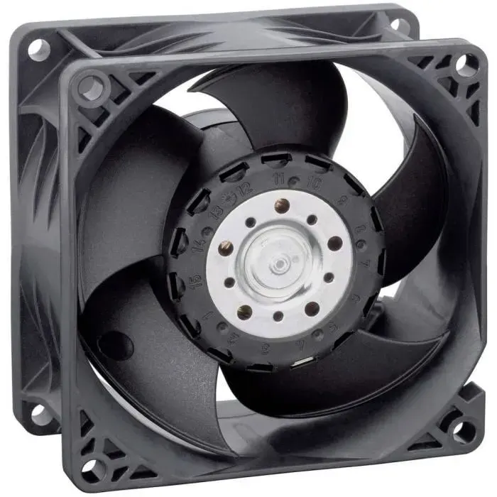 Ventilateur axial - EBM PAPST - 8218 JN - 48 V DC - 132 m³/h - 80×80×38 mm
