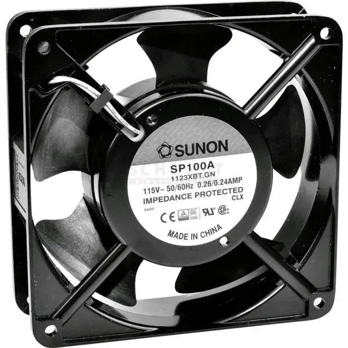 Ventilateur axial - Sunon - A2123HST - 230 V/AC - 161.36 m³/h - 120 x 120 x 38 mm