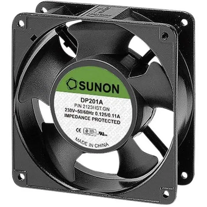 Ventilateur axial - SUNON - DP201A2123HST.GN - 230 V/AC - 177 m³/h - 120 x 120 x 38 mm
