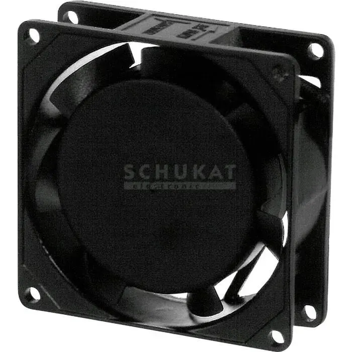 Ventilateur axial - SUNON - SF23080AT2082HSL - Noir - 230 V AC - 80 x 80 x 25 mm — coloris Noire