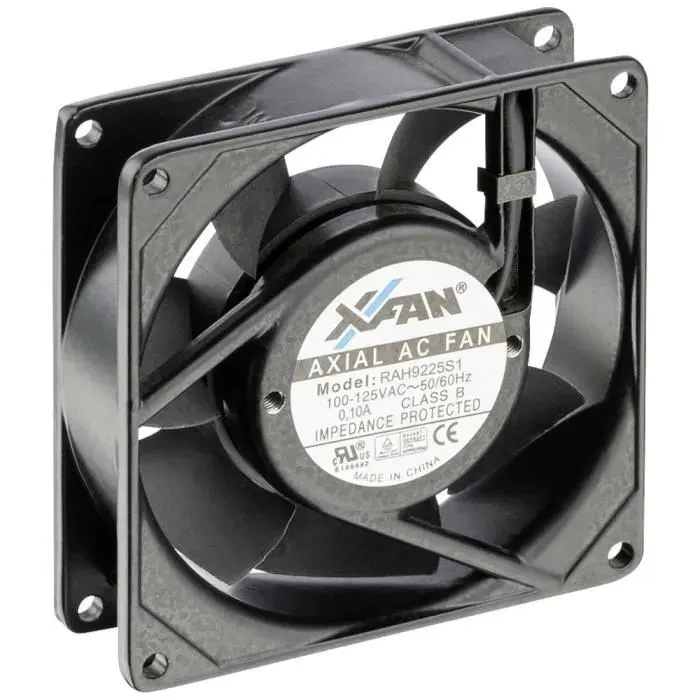 Ventilateur axial - X-FAN - RAH9225S1 - 34 m³/h - 92 x 92 x 25 mm