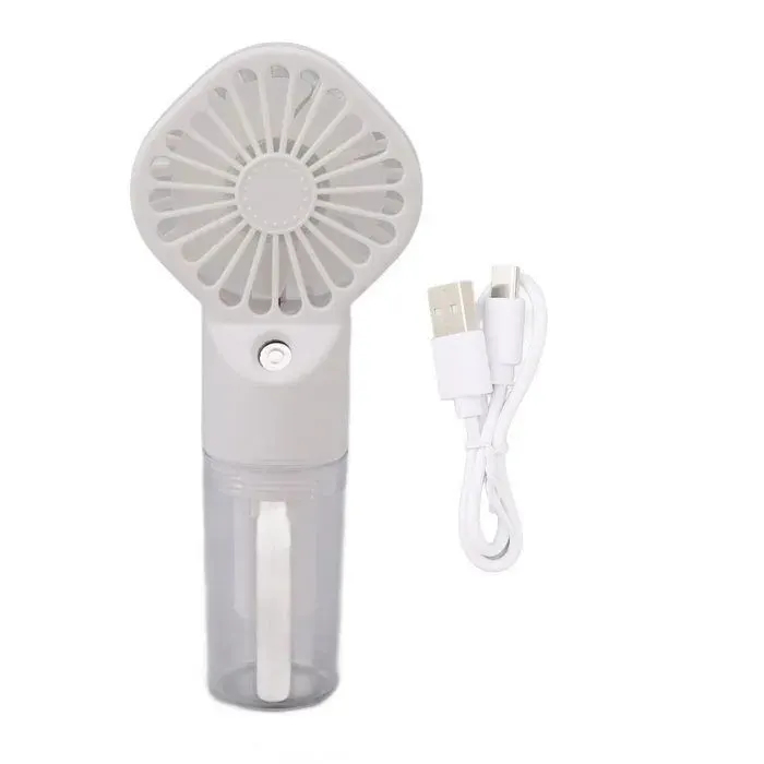 Ventilateur Brumisateur Portable - OKUMGGYJ - Mini Ventilateur - 4 Vitesses - Rechargeable USB - Silencieux