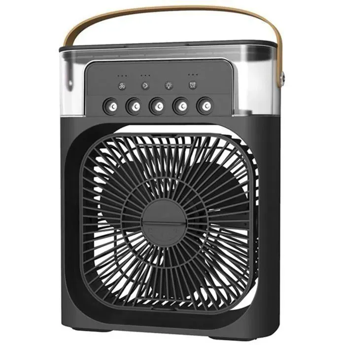 Ventilateur brumisateur portable - Rechargeable silencieux pour bureau et chambre