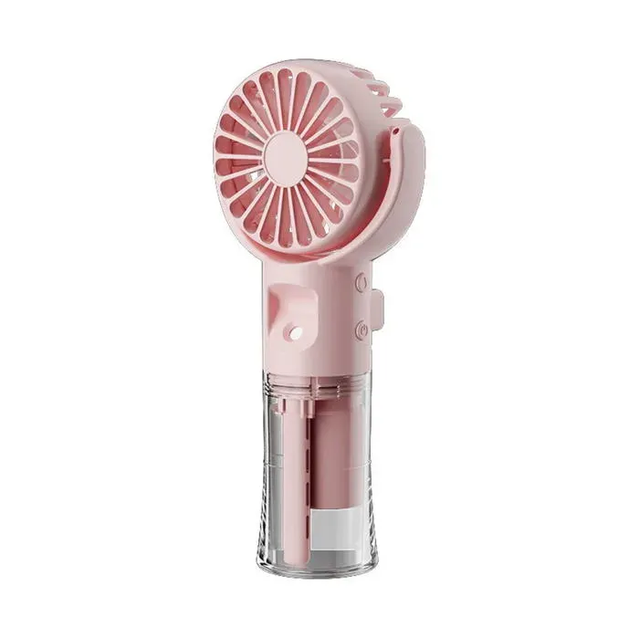 Ventilateur brumisateur portable USB 4 vitesses silencieux réservoir visible voyage camping .