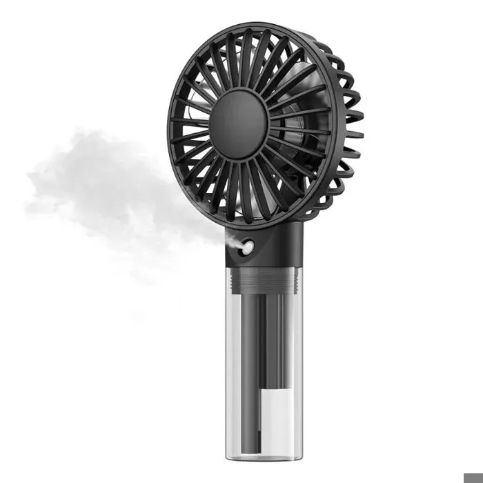 Ventilateur brumisateur portable - Ventilateur personnel rechargeable à main avec réservoir deau de 32 ml - Mini ventilateur