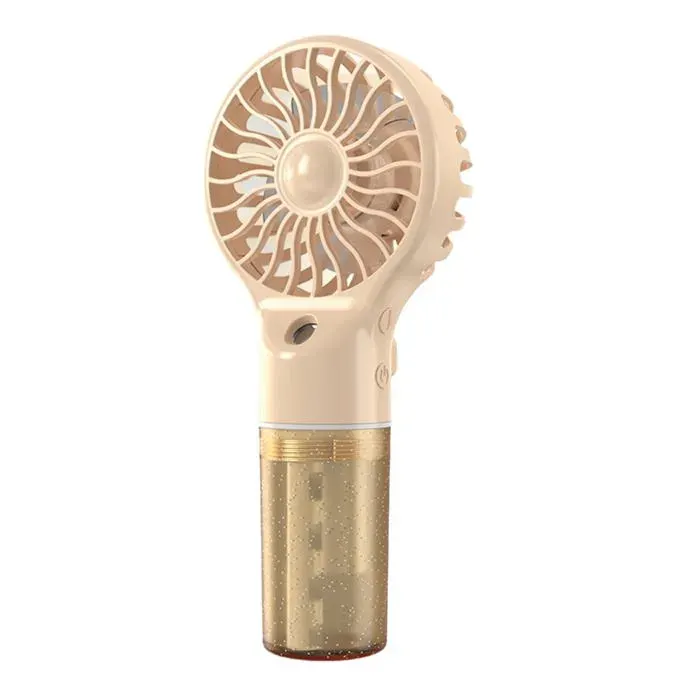 Ventilateur brumisateur portatif rechargeable 4 vitesses réglable Petit ventilateur de refroidissement Eau de refroidissement