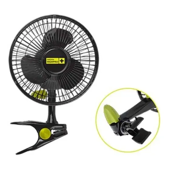 Ventilateur Clip Fan - GARDEN HIGHPRO - Clip Fan - 5 W - 15 cm - Blanc