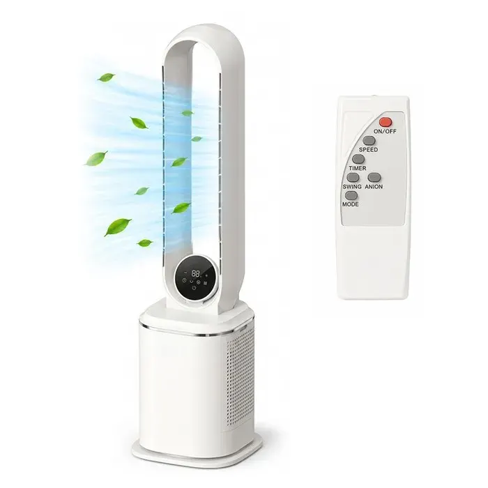 Ventilateur colonne sans pales - SANS MARQUE/GÉNÉRIQUE - Générique - 12 vitesses - Silencieux - Jusquà 30 m²