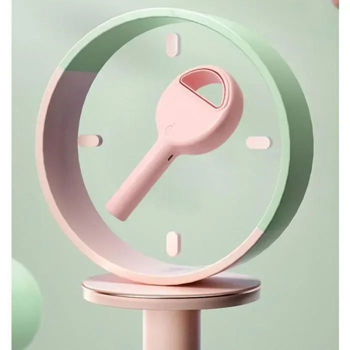 Ventilateur créatif rose Portable Mini petit sans fil silencieux rechargeable chargement USB enfant vent éolien 4W comp