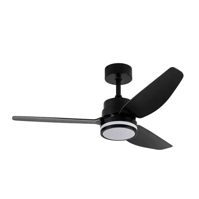 Ventilateur DC 20 W 3 pales 6 vitesses 3000-4000-6500 K 2350 lm télécommande mémoire et thermomètre idéal pour climatisatio