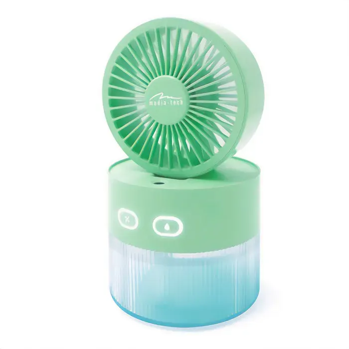 Ventilateur de bureau - BREEZE FAN MT6515 - Humidification 350ml - 3 vitesses - USB-C