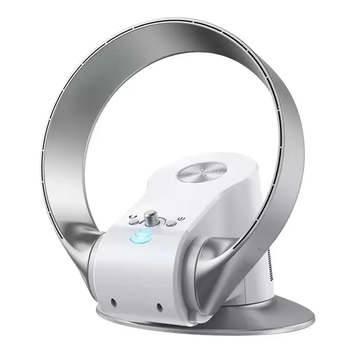 Ventilateur de bureau mural - FAMICAM - sans lâmes sk multifonctionnel sk-ventilateur multiplicateur dair avec silence et minuter — coloris Blanc