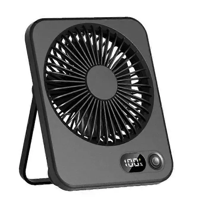 Ventilateur de bureau - Pliable mini - Ultra silencieux - Flux dair puissant - Noir