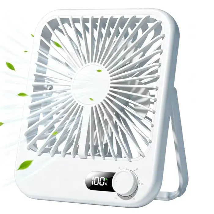 Ventilateur de bureau portable USB – Mini ventilateur dextérieur pliable pour bureaudortoir et voyage pour la maison et le trava