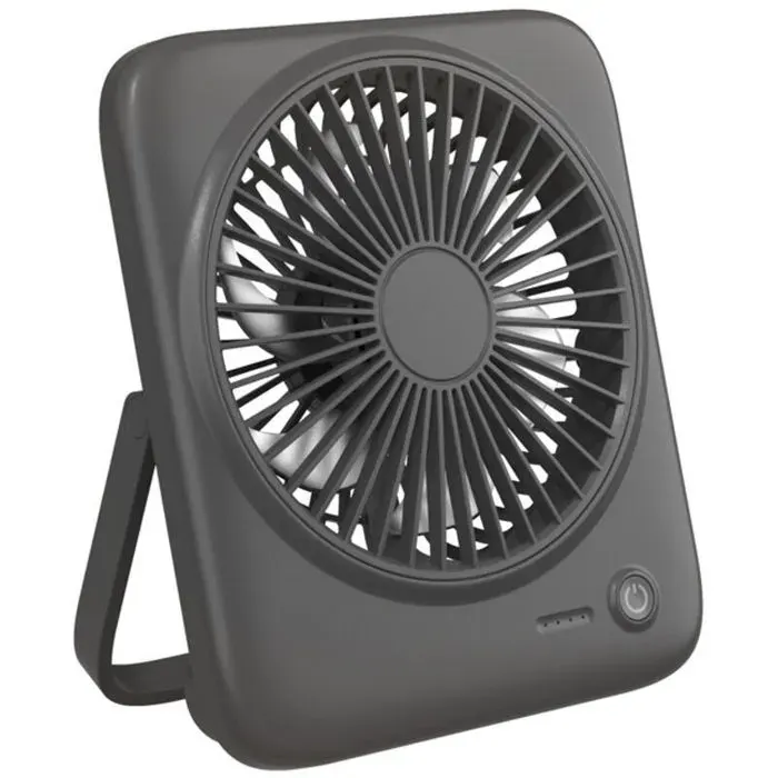 Ventilateur de bureau portable - Virex® - Silencieux - Rechargeable - Batterie 4000 mAh - Alimentation USB - 4 vitesses