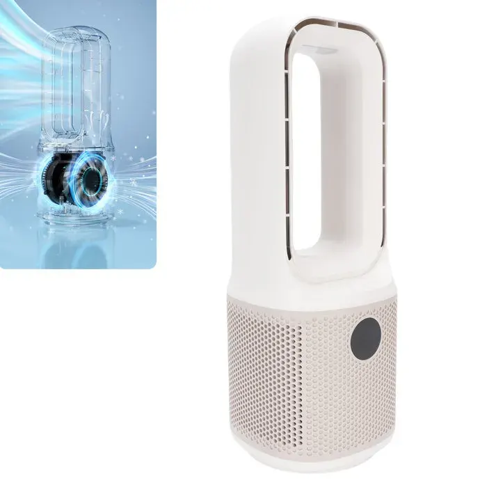 Ventilateur de bureau sans pales – 9 vitesses oscillation 60° rechargeable ultra-silencieux – pour bureau chambre mini 36 cm