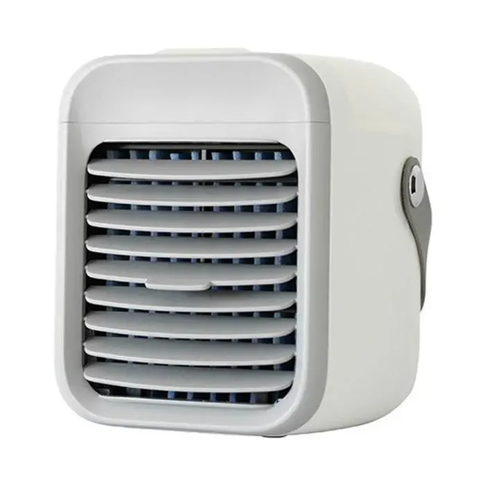 Ventilateur de bureau - TepidBee - 2000mah peut également être utilisé comme humidificateur climatiseur hydrateur et petit ventilat — coloris Blanc