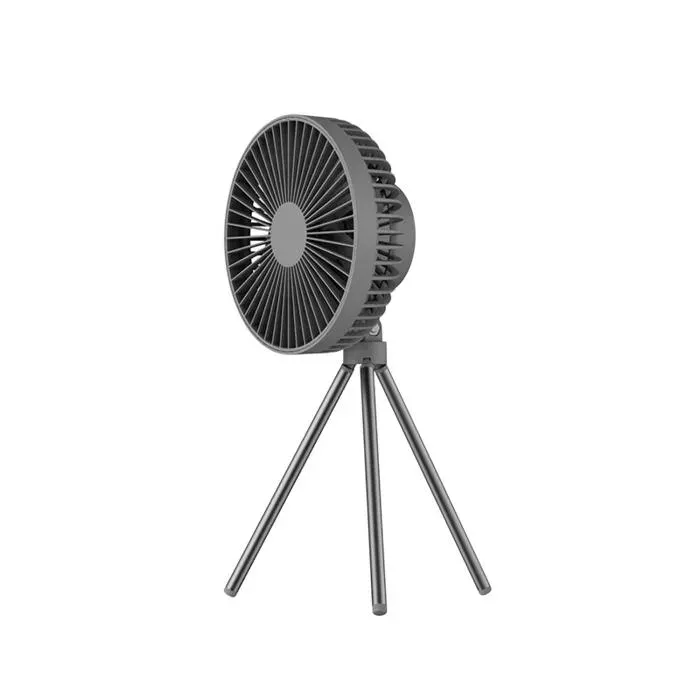 Ventilateur de camping portable avec trépied – 4000mAh batterie 45-15h autonomie 2 en 1 ventilateur suspendu et lampe pour tente