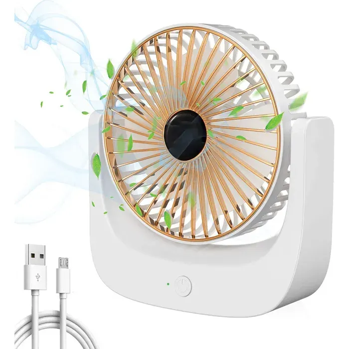 Ventilateur de chargement usb bureau à domicile mini - TepidBee - ventilateur de table réglable portable