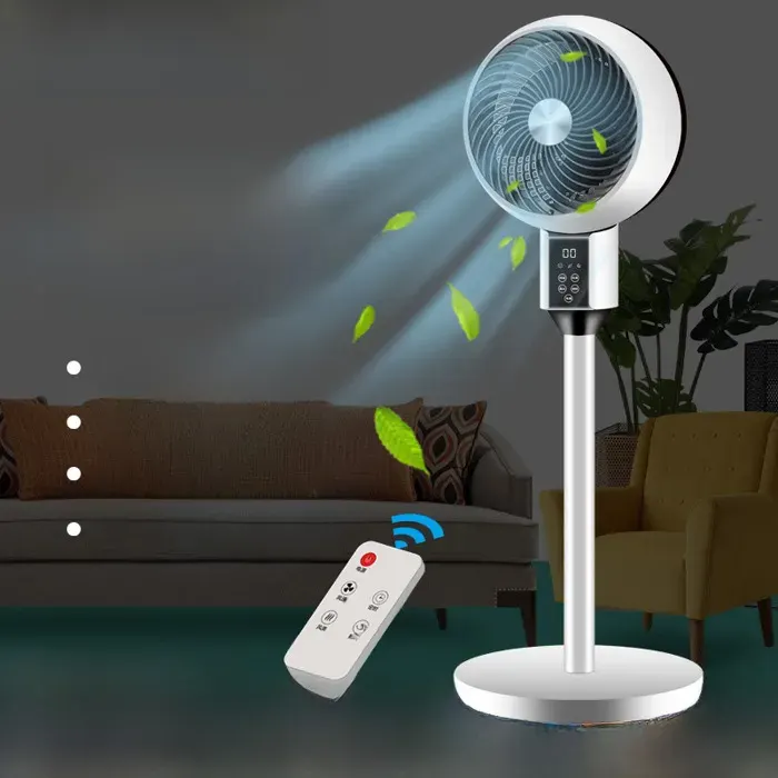 Ventilateur de Circulation dAir - Silencieux Multifonction 50W Blanc