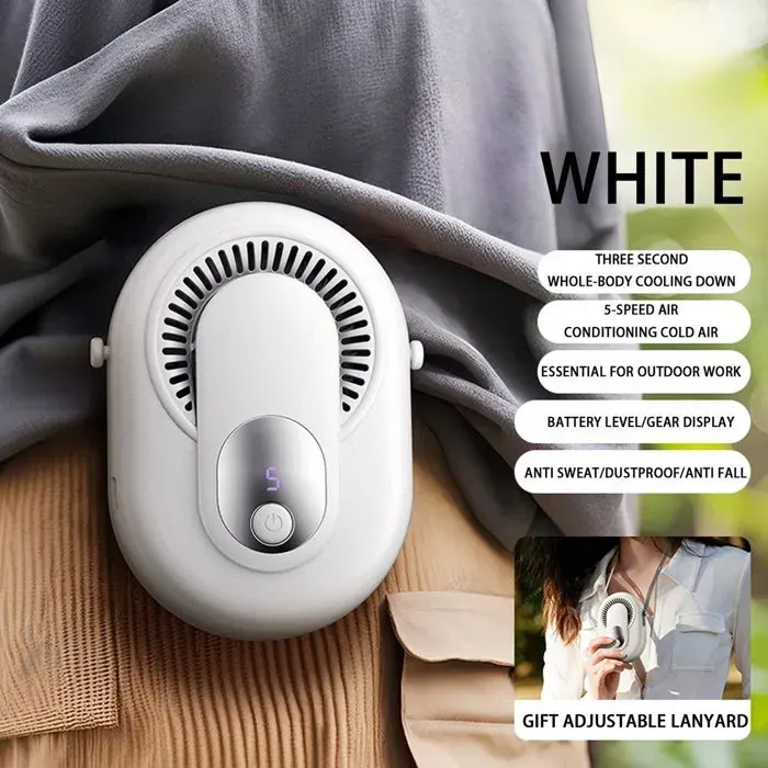 Ventilateur de cou compact et pratique doté dune forte puissance dair dune alimentation USB dune longue autonomieportable