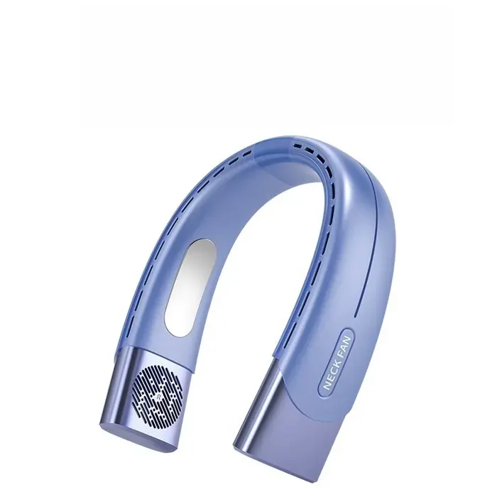 Ventilateur de cou Portable climatiseur Portable refroidisseur dair Rechargeable USB ventilateur électrique à 5 vitesses pou[F52]